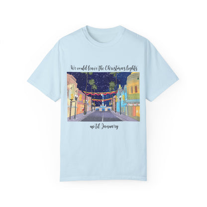 Studios Christmas Lights {Comfort Colors} Tee