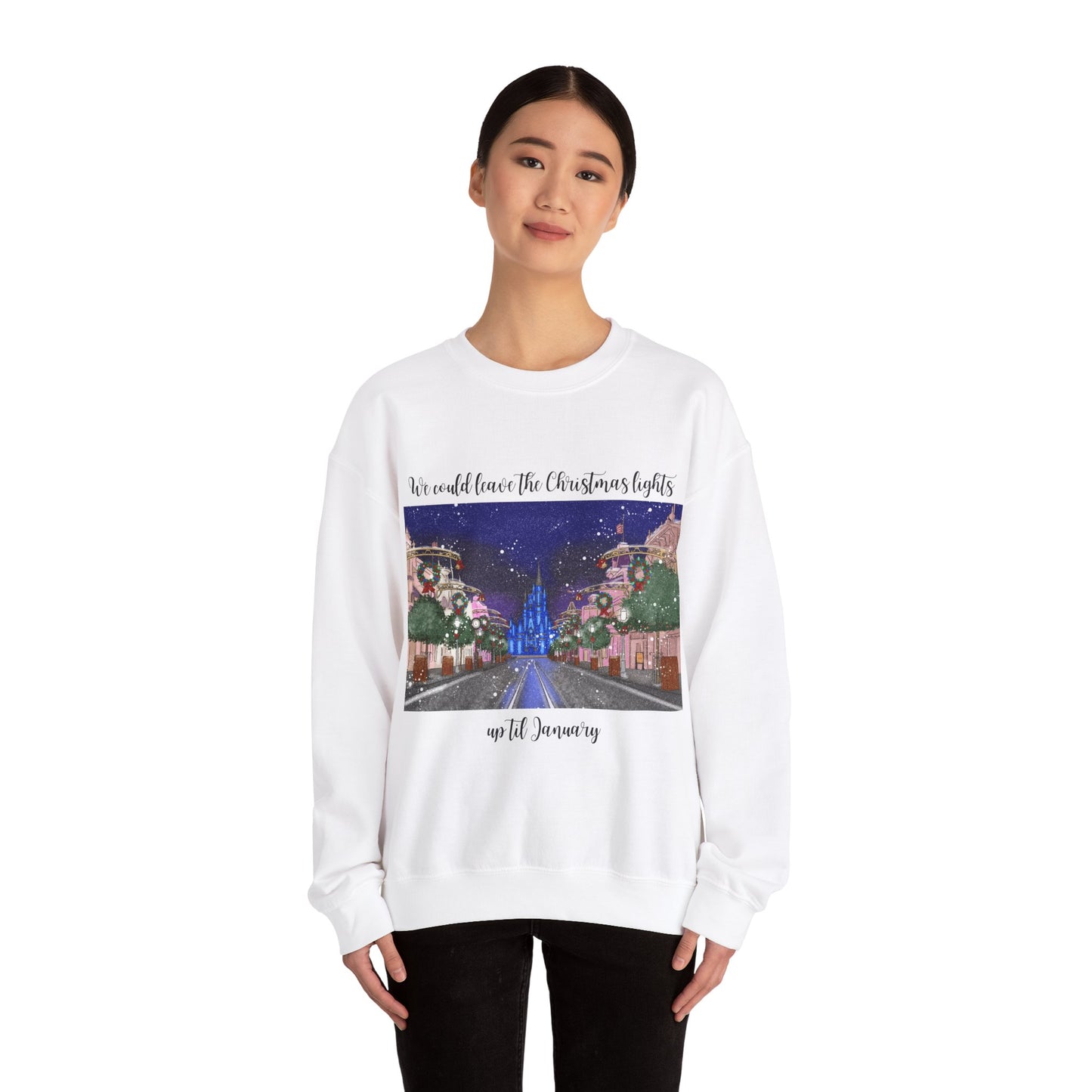 Christmas Lights til January Sweatshirt