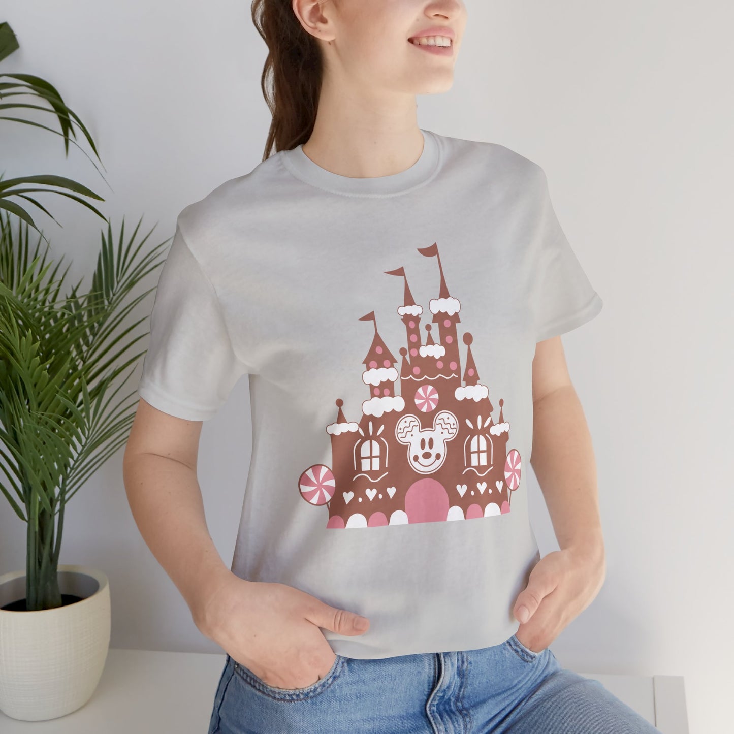 Gingerbread Castle {Bella Canvas Tee}