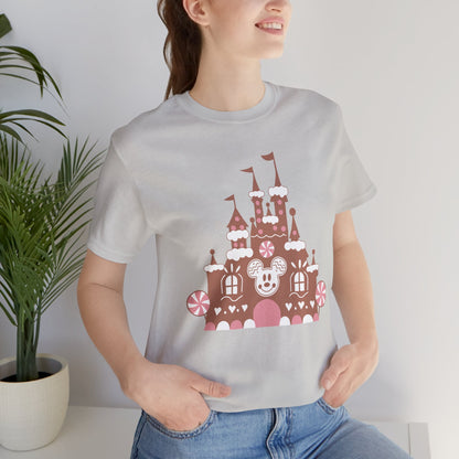 Gingerbread Castle {Bella Canvas Tee}