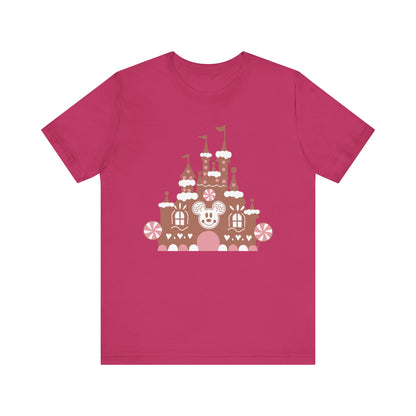 Gingerbread Castle {Bella Canvas Tee}