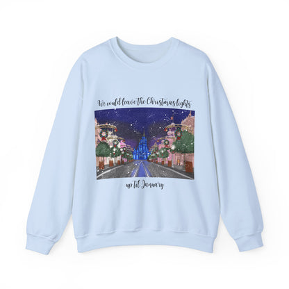 Christmas Lights til January Sweatshirt