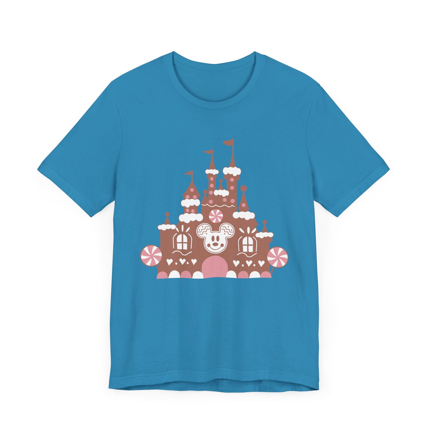 Gingerbread Castle {Bella Canvas Tee}