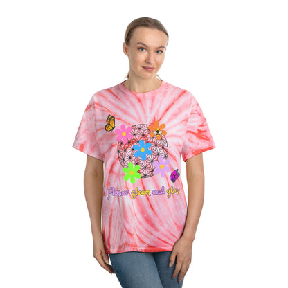 Flower and Garden Tie Dye Tee