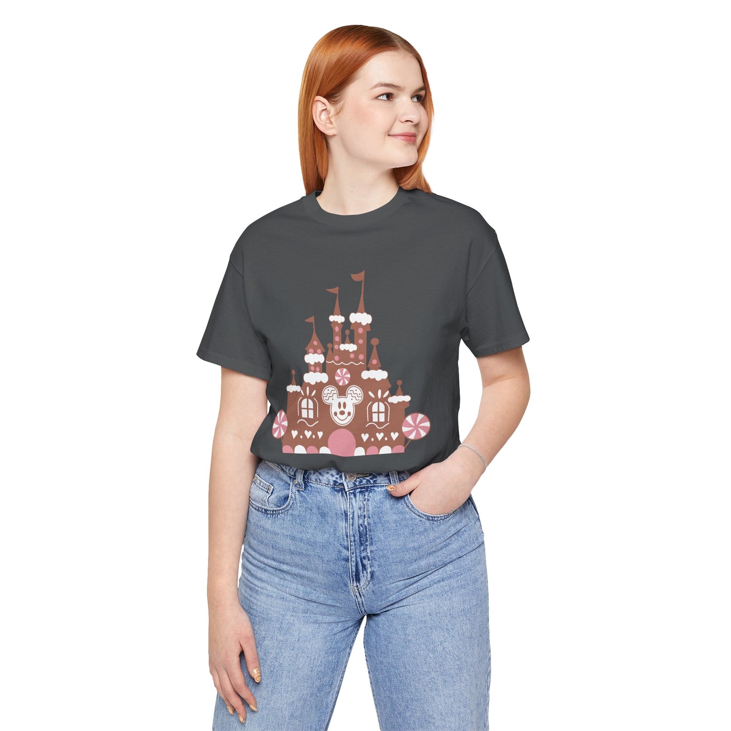 Gingerbread Castle {Bella Canvas Tee}