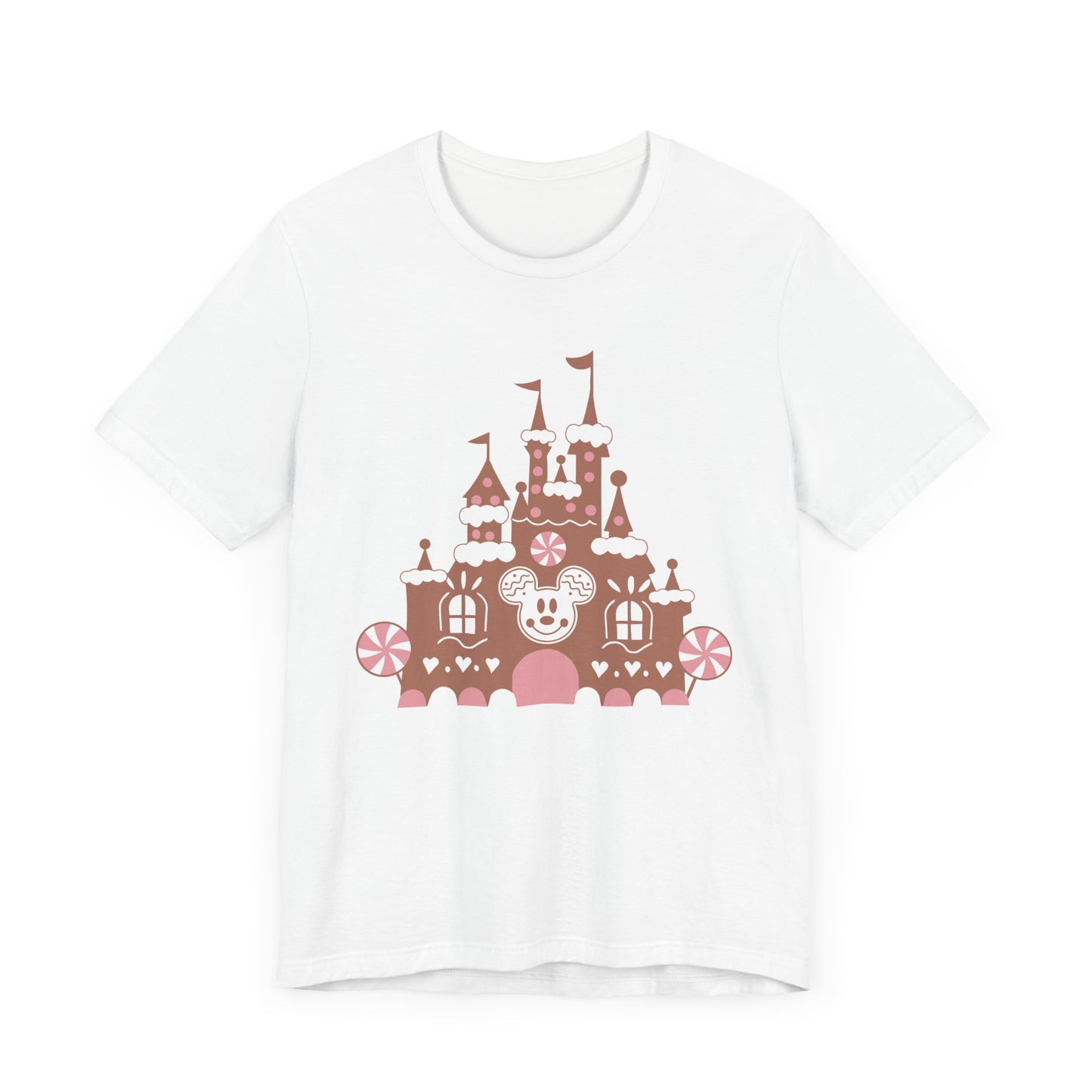 Gingerbread Castle {Bella Canvas Tee}