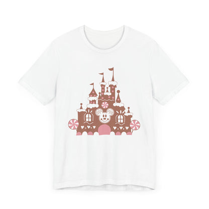 Gingerbread Castle {Bella Canvas Tee}