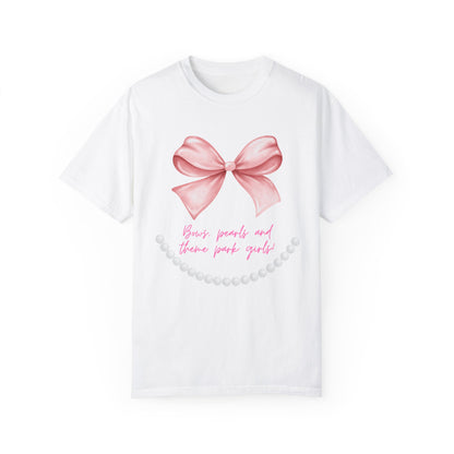 Bows and Pearls {Comfort Colors}