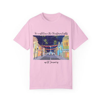 Studios Christmas Lights {Comfort Colors} Tee