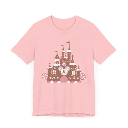 Gingerbread Castle {Bella Canvas Tee}