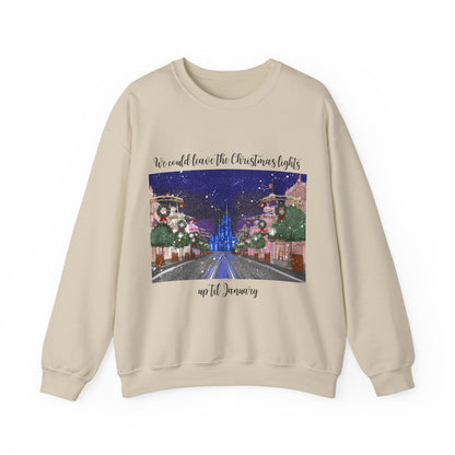 Christmas Lights til January Sweatshirt