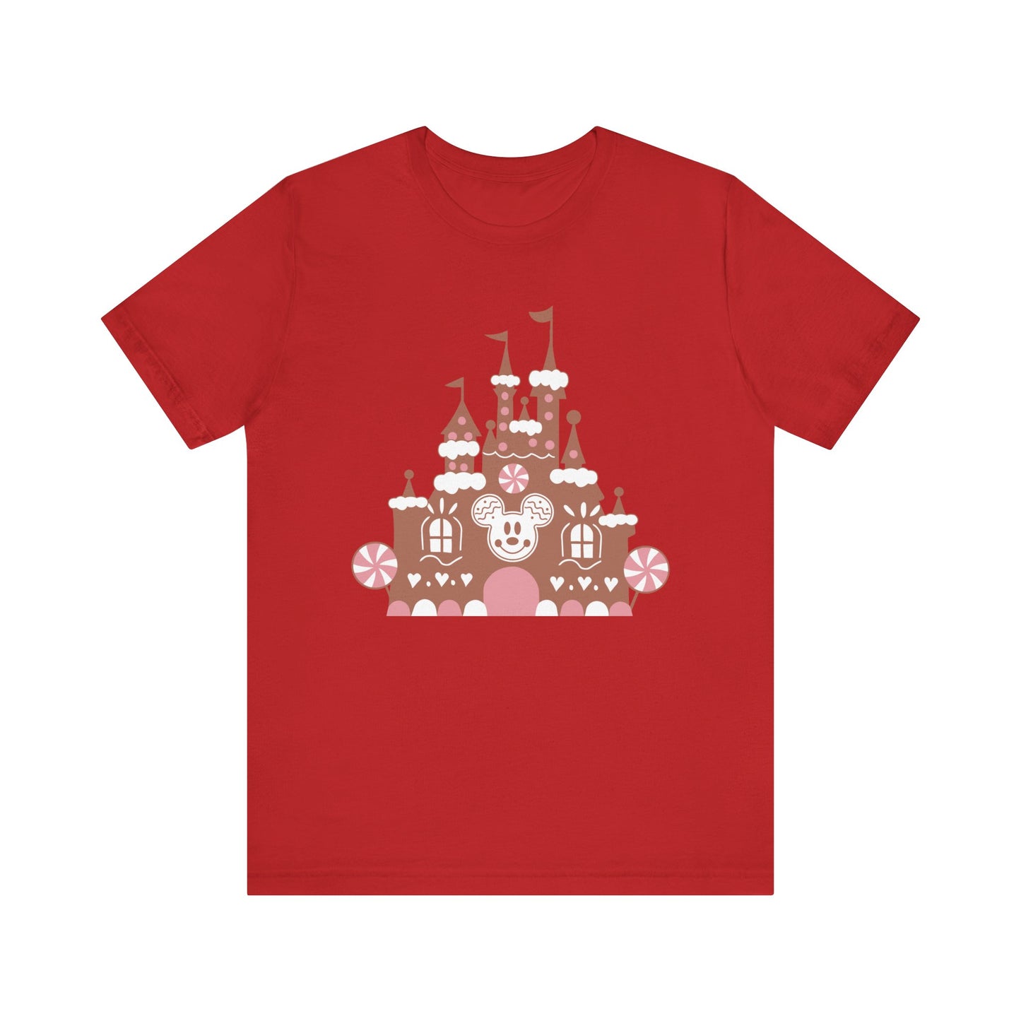 Gingerbread Castle {Bella Canvas Tee}