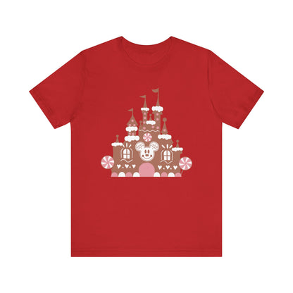 Gingerbread Castle {Bella Canvas Tee}