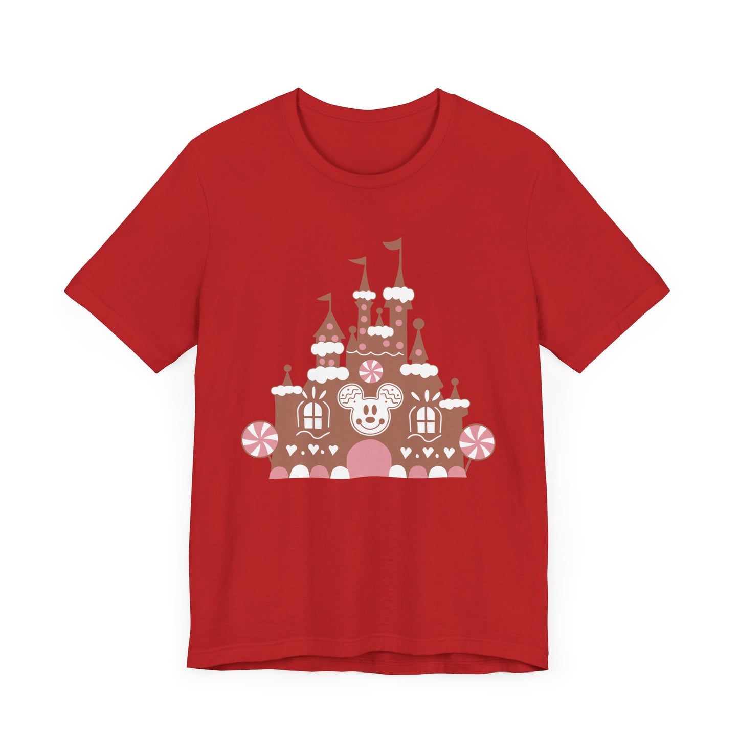 Gingerbread Castle {Bella Canvas Tee}