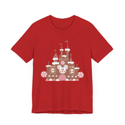 Gingerbread Castle {Bella Canvas Tee}