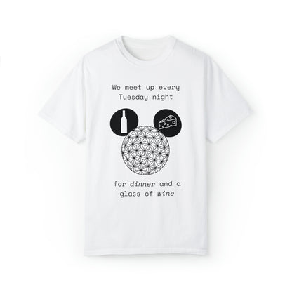 Glass of Wine {Comfort Colors Tee}