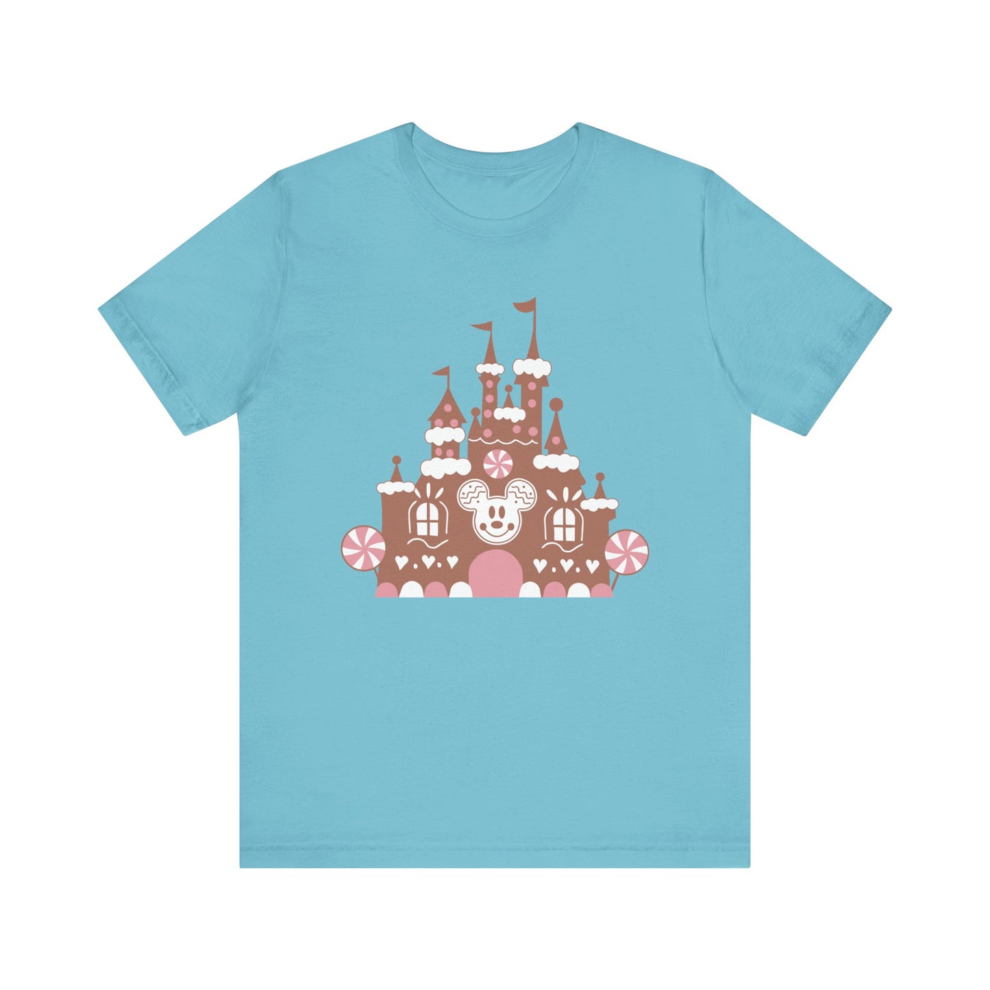 Gingerbread Castle {Bella Canvas Tee}