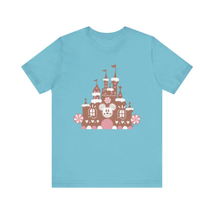Gingerbread Castle {Bella Canvas Tee}