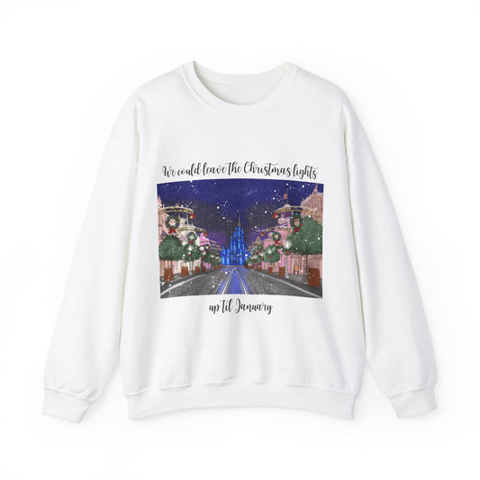 Christmas Lights til January Sweatshirt