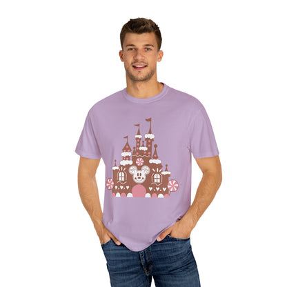 Gingerbread Castle Comfort Colors Tee