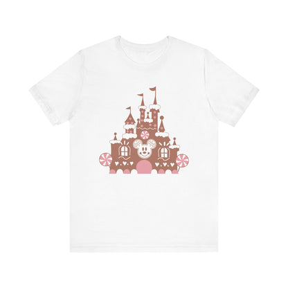 Gingerbread Castle {Bella Canvas Tee}