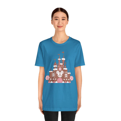 Gingerbread Castle {Bella Canvas Tee}