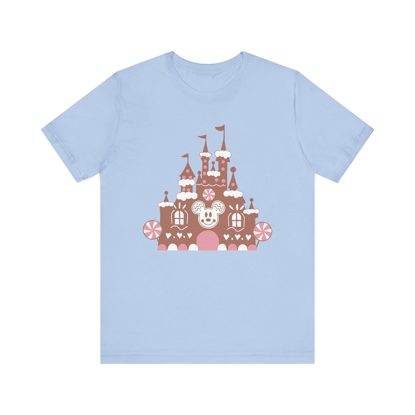 Gingerbread Castle {Bella Canvas Tee}