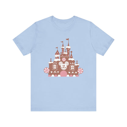Gingerbread Castle {Bella Canvas Tee}
