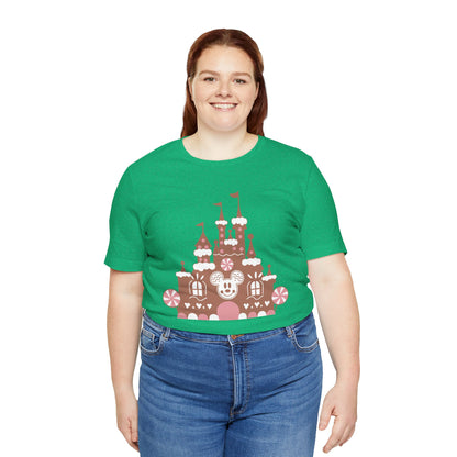 Gingerbread Castle {Bella Canvas Tee}