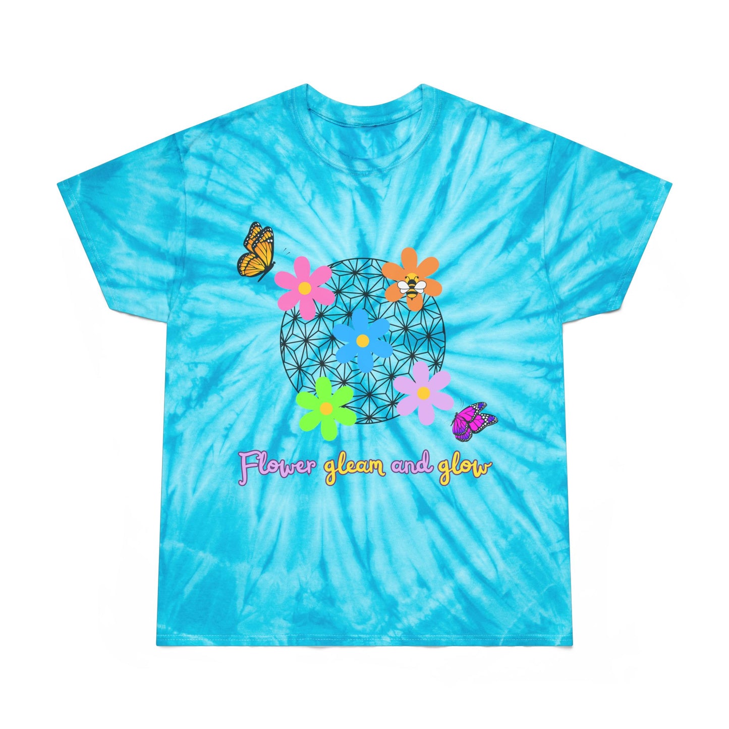 Flower and Garden Tie Dye Tee