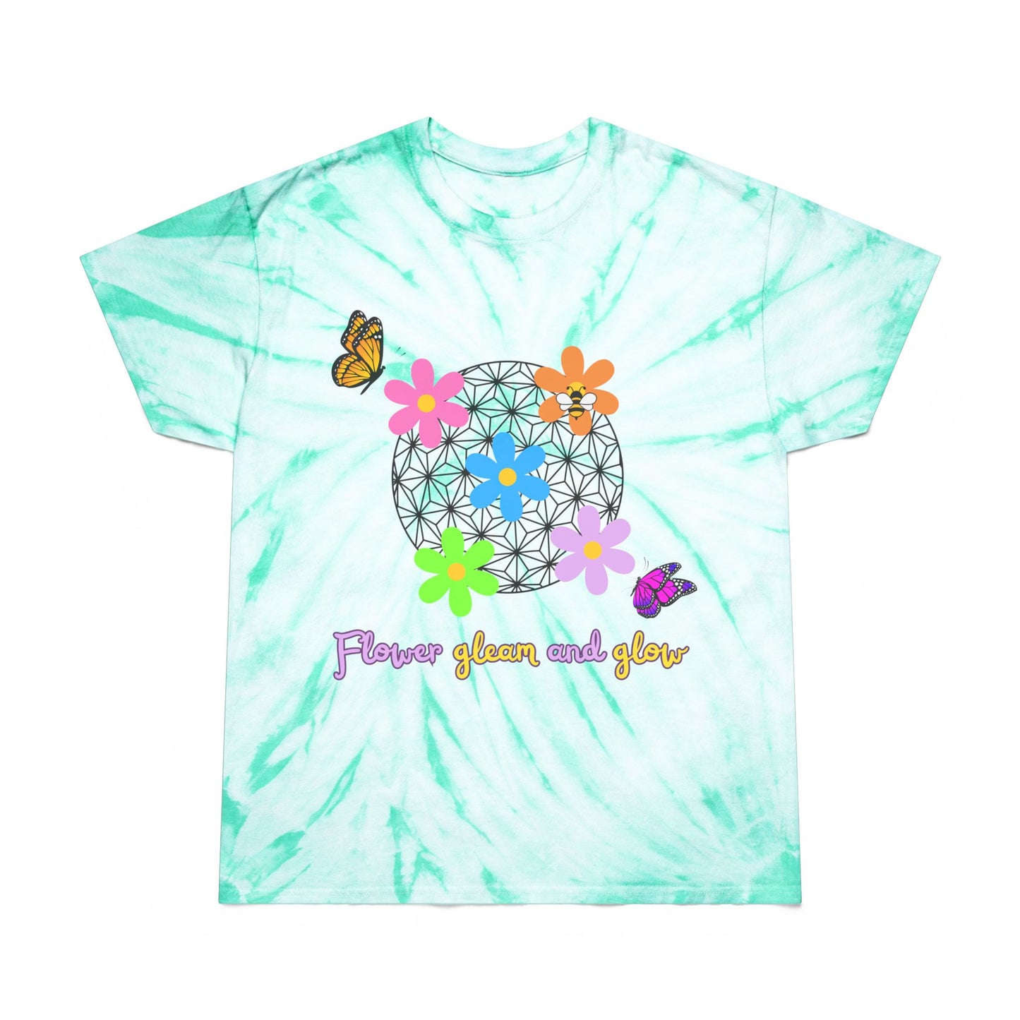 Flower and Garden Tie Dye Tee