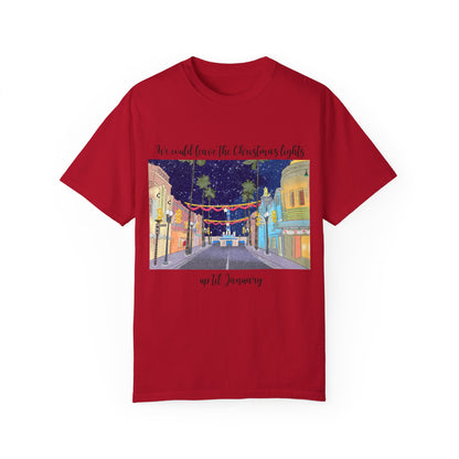 Studios Christmas Lights {Comfort Colors} Tee