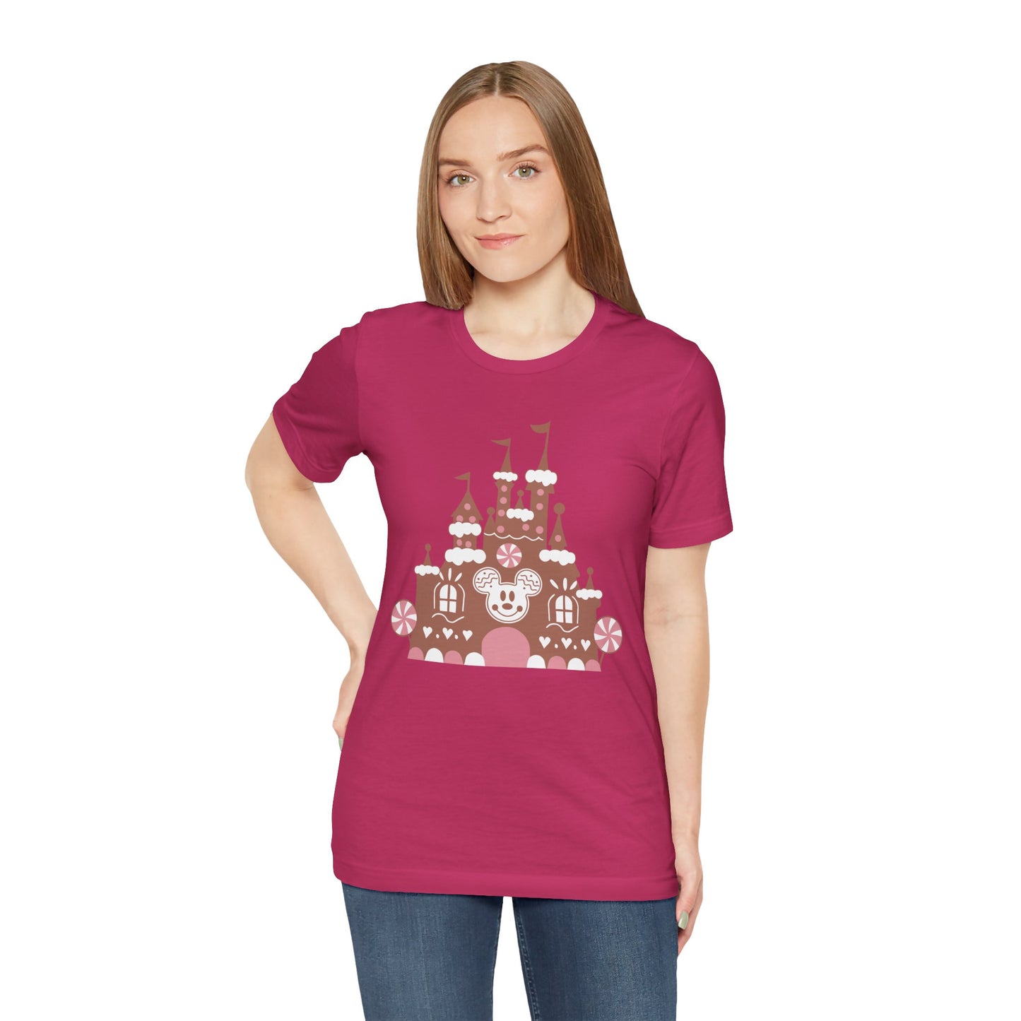 Gingerbread Castle {Bella Canvas Tee}