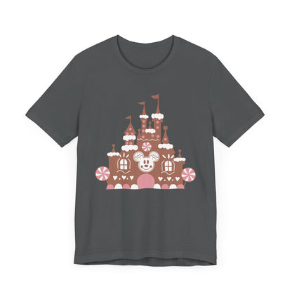 Gingerbread Castle {Bella Canvas Tee}