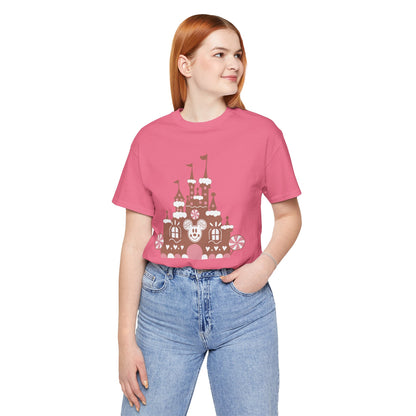 Gingerbread Castle {Bella Canvas Tee}