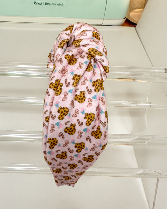 Christmas Cookies Knotted Headband