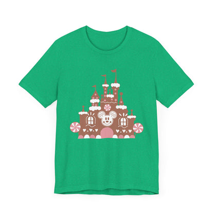 Gingerbread Castle {Bella Canvas Tee}