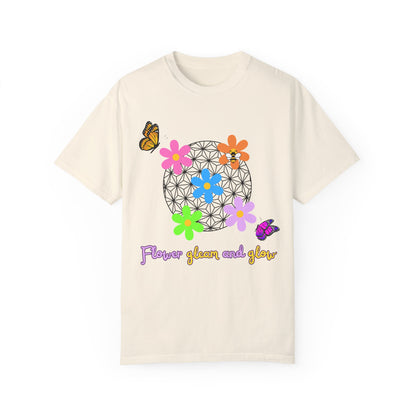 Flower Gleam {Comfort Colors Tee}
