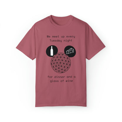 Glass of Wine {Comfort Colors Tee}