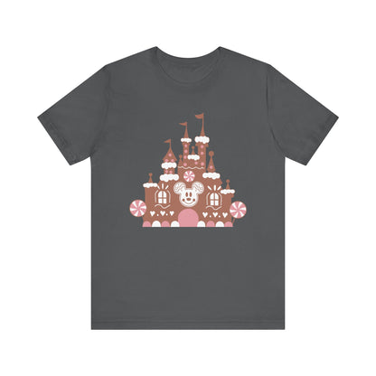 Gingerbread Castle {Bella Canvas Tee}