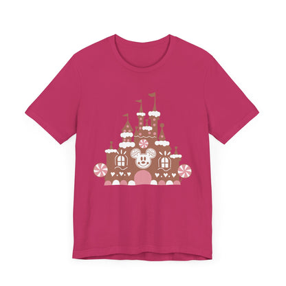 Gingerbread Castle {Bella Canvas Tee}