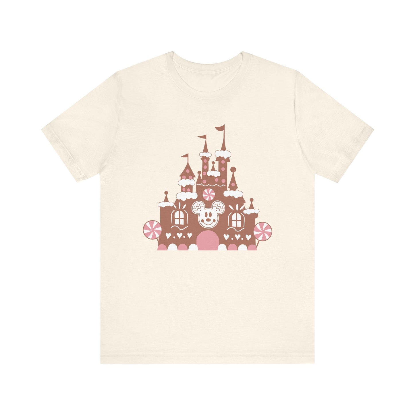 Gingerbread Castle {Bella Canvas Tee}