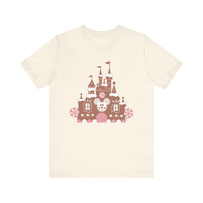 Gingerbread Castle {Bella Canvas Tee}