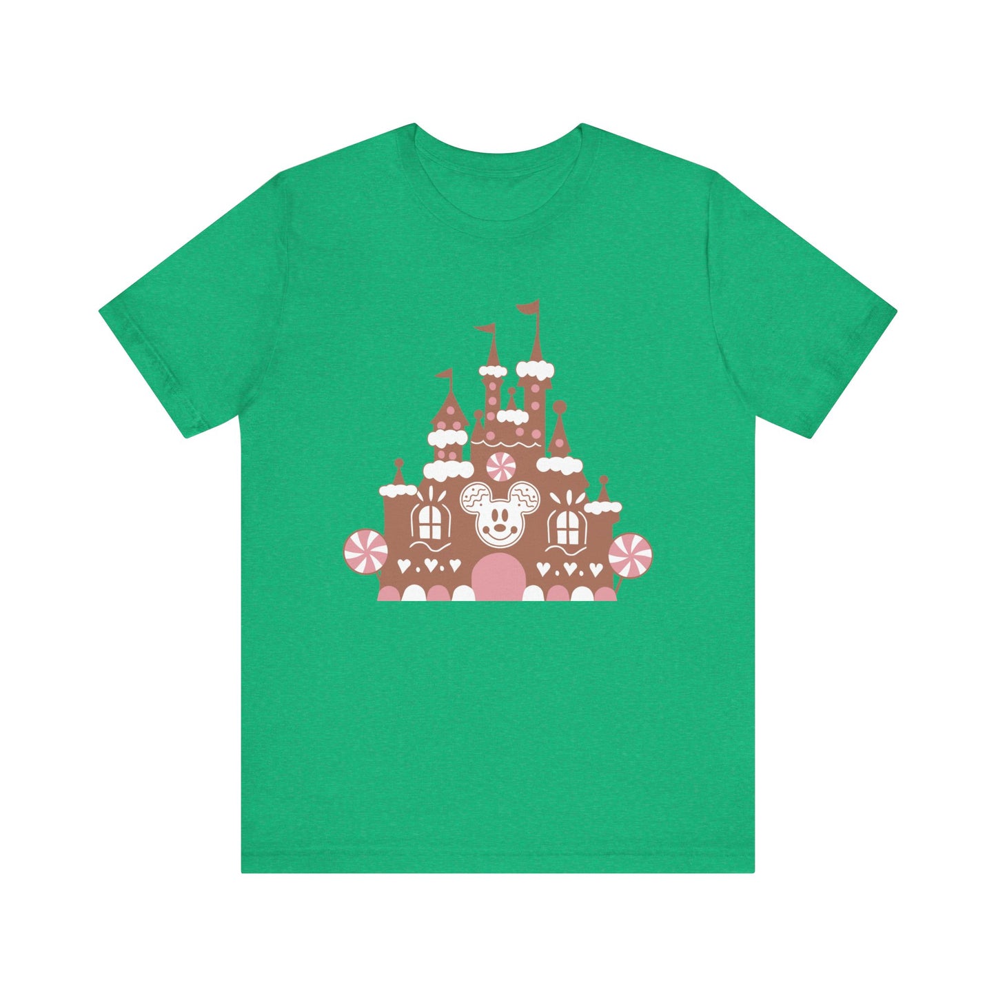 Gingerbread Castle {Bella Canvas Tee}