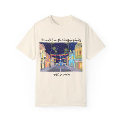 Studios Christmas Lights {Comfort Colors} Tee