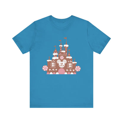 Gingerbread Castle {Bella Canvas Tee}