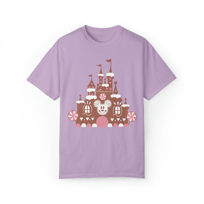 Gingerbread Castle Comfort Colors Tee