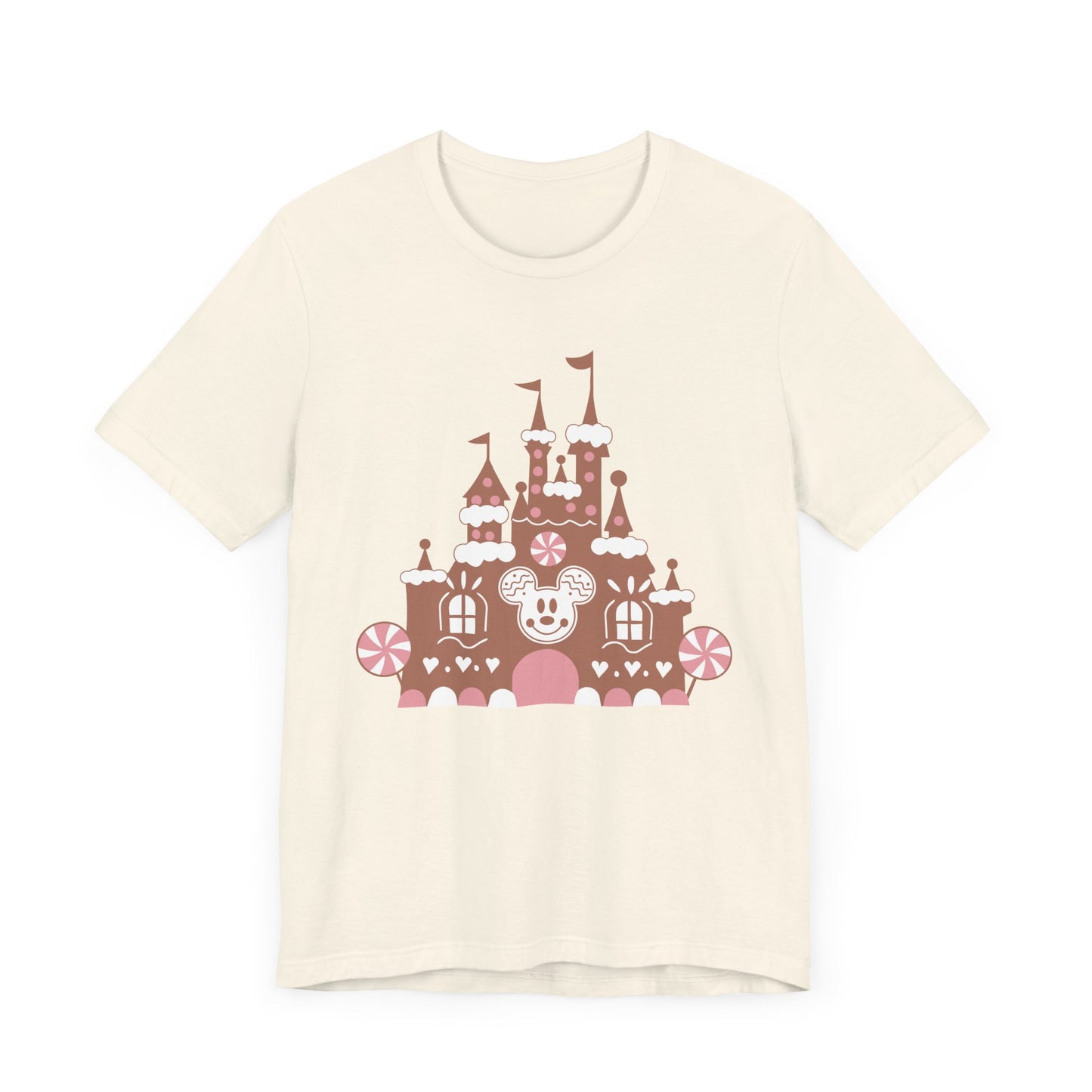 Gingerbread Castle {Bella Canvas Tee}