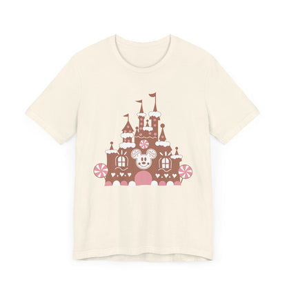 Gingerbread Castle {Bella Canvas Tee}