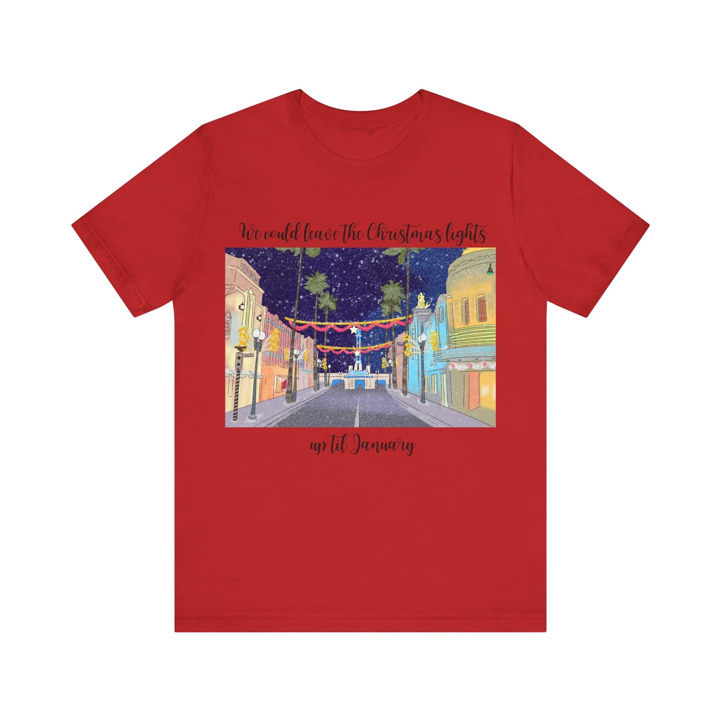 Studios Christmas Lights {Bella Canvas} Tee